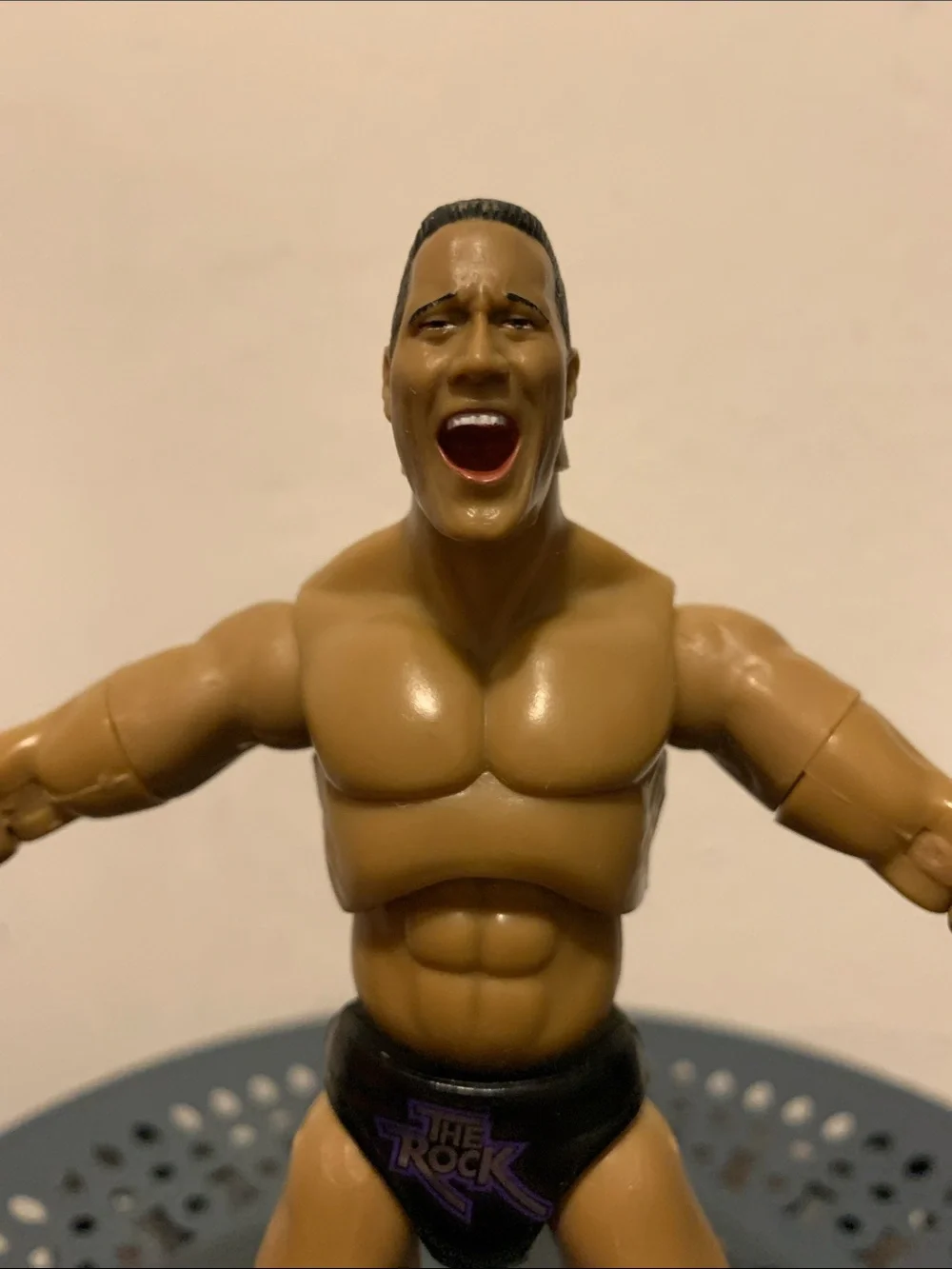 WWE rock figure